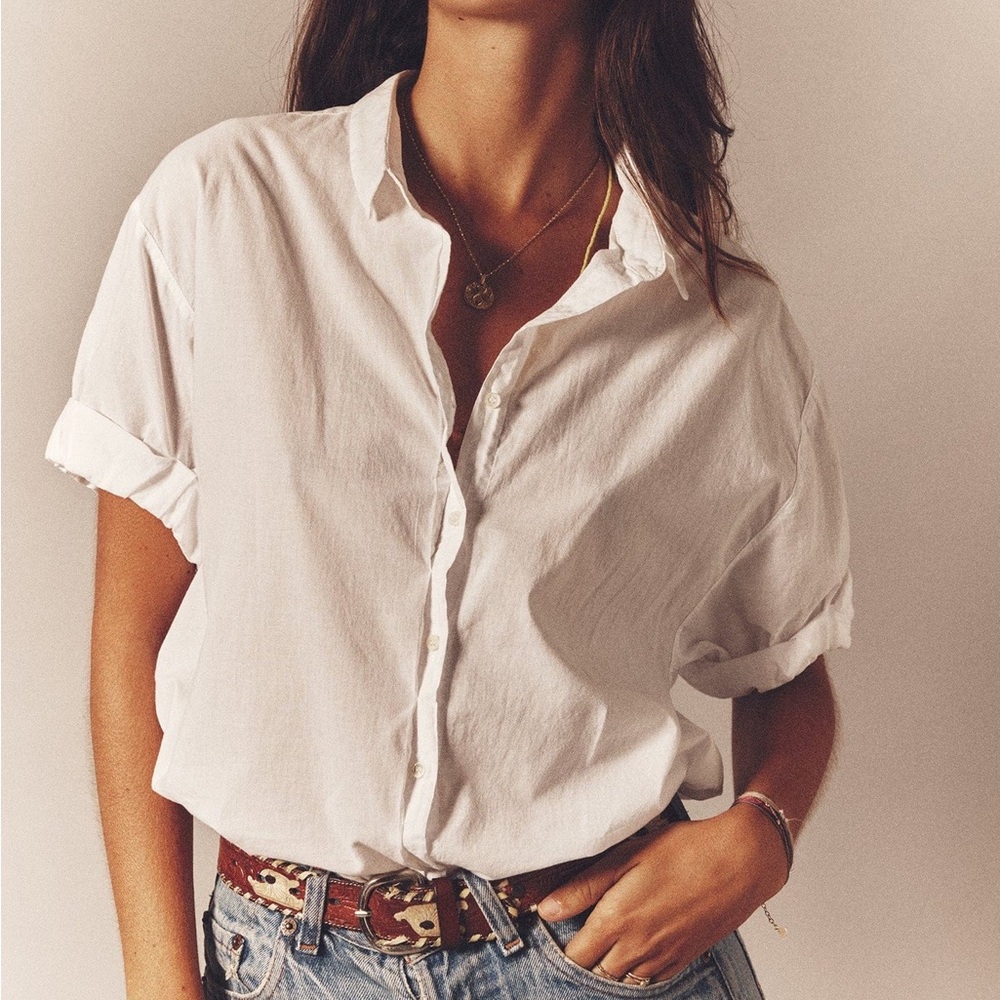 Xirena White Channing Shirt